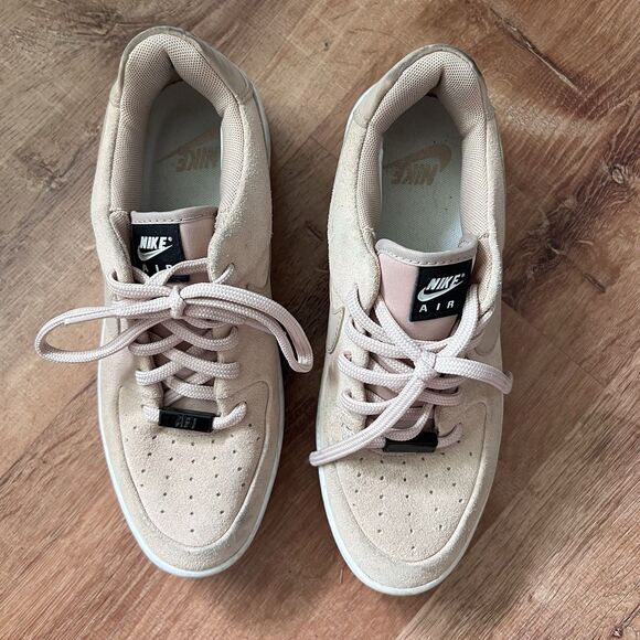 Nike Air Force 1 Sage Low Particle Shoes Lift Sneakers Womens Sz 7.5 Beige Pink - Picture 2 of 9